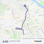3부천ルート：スケジュール、停車地、地図-도농회차지.미금중
