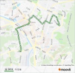 3416 Route: Schedules, Stops & Maps - Macheon-dong (Updated)