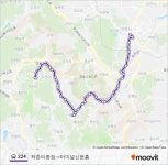 224 Route: Schedules, Stops & Maps - 작촌리종점→터미널신둔홈 (Updated) 224 Route: Schedules, Stops & Maps - 작촌리종점... 