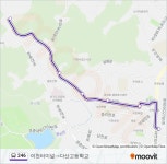 246 Route: Schedules, Stops & Maps - 이천터미널→다산고등학교 (Updated) 246 Route: Schedules, Stops & Maps - 이천터미널... 