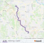 251 Route: Schedules, Stops & Maps - 이천터미널→고당3리 (Updated) 251 Route: Schedules, Stops & Maps - 이천터미널... 