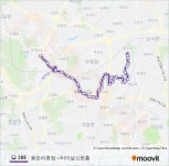 288 Route: Schedules, Stops & Maps - 용은리종점→터미널신둔홈 (Updated) 288 Route: Schedules, Stops & Maps - 용은리종점... 