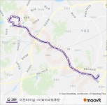 289 Route: Schedules, Stops & Maps - 이천터미널→이화아파트후문 (Updated) 289 Route: Schedules, Stops & Maps - 이천터미널... 