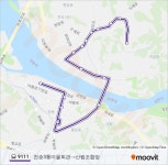 9111 Route: Schedules, Stops & Maps - 천송3통마을회관→산림조합앞 (Updated) 9111 Route: Schedules, Stops & Maps... 