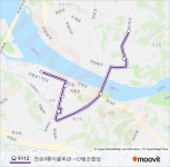 9112 Route: Schedules, Stops & Maps - 천송3통마을회관→산림조합앞 (Updated) 9112 Route: Schedules, Stops & Maps... 