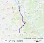 9291 Route: Schedules, Stops & Maps - Gamgok Terminal→In Front of Forest Cooperative (Updated) 9291 Route: Schedules, Stops... 