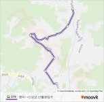 319 Route: Schedules, Stops & Maps - Hyeonri→Sinsangyo/Sanwollang Entrance (Updated) 319 Route: Schedules, Stops & Maps... 