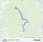 334 Route: Schedules, Stops & Maps - 용수동종점→가평역 (Updated) 334 Route: Schedules, Stops & Maps - 용수동종점‎→가평역... 