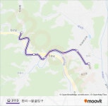 3113 Route: Schedules, Stops & Maps - Hyeonri→Mulgol Entrance (Updated) 3113 Route: Schedules, Stops & Maps - Hyeonri... 