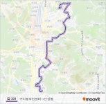 331 Route: Schedules, Stops & Maps - Gumi-dong Community Center... (Updated) 331 Route: Schedules, Stops & Maps - Gumi-dong... 