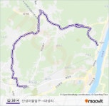 3014 Route: Schedules, Stops & Maps - 산성마을입구→대성리 (Updated) 3014 Route: Schedules, Stops & Maps - 산성마을입구... 