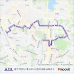 731 Route: Schedules, Stops & Maps - 동탄2신도시홍보관→신창미션힐.송화초교 (Updated) 731 Route: Schedules, Stops & Maps... 