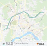 경춘선 GYEONGCHUN LINE Route: Schedules, Stops & Maps - 상봉→평내호평 (Updated) 경춘선 GYEONGCHUN LINE Route: Schedules, Stops... 