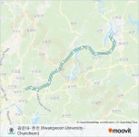 경춘선 GYEONGCHUN LINE Route: Schedules, Stops & Maps - 춘천→평내호평 (Updated) 경춘선 GYEONGCHUN LINE Route: Schedules, Stops... 