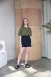 [아더로브]UNISEX LINEN HENRY NECK HALF SHIRTS AST192004-KK [W CONCEPT]