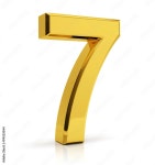 Number 7 Stock Illustration | Adobe Stock