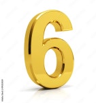 Number 6 Stock Illustration | Adobe Stock