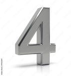 Number 4 Stock Illustration | Adobe Stock