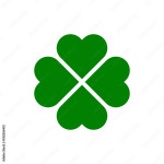 Four leaf clover 스톡 일러스트레이션 | Adobe Stock