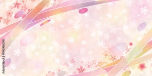 和柄　桜　春　背景 스톡 벡터 | Adobe Stock