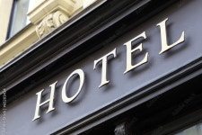 Hotel sign Stock Photo | Adobe Stock Hotel sign Stock Photo