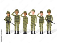 Female Soldier Silhouette Vector Art, Icons, and Graphics for Free Download