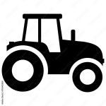 tractor icon on white background Stock Vector | Adobe Stock tractor icon on white background Stock Vector