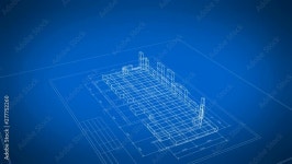 3d Blue Background Stock Video Footage for Free Download