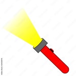 Red Flashlight Object 59988990 PNG Download Red Flashlight Object for free