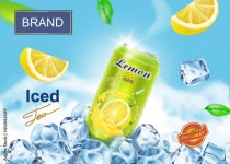 Ice Tea Banner Vector Art, Icons, and Graphics for Free Download