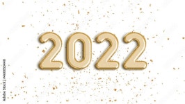 Happy New Year 2022 Stock Video Footage for Free Download