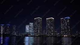 東京夜景 2021　晴海　タワーマンション群 Stock 비디오 | Adobe Stock 東京夜景 2021　晴海　タワーマンション群 Stock 비디오