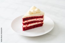 red velvet cake on plate Stock Photo | Adobe Stock red velvet cake on plate Stock Photo