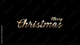 Golden text wishing happy christmas on a black background.... wishing happy christmas on a black background. Perfect for holiday... 