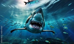 White Shark Stock Video Footage for Free Download