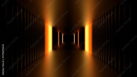 브이제이비디오프로덕션 | Stock 비디오 | Adobe Stock VJ トンネル 柱 回廊 フラッシュ クラブ 黄色 [ループ対応] [別Verあり] Stock 비디오