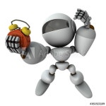 일러스트레이션 구입 및 Adobe Stock에서 유사한 일러스트레이션 검색 | Adobe Stock タイムリミットに慌てるロボット - 이 스톡 일러스트레... 