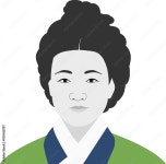 한국지폐, 5만원 신사임당 위인 일러스트 스톡 벡터 | Adobe Stock