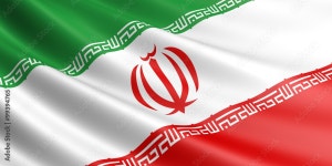Flag of Iran waving in the wind. Stock Photo | Adobe Stock Flag of Iran waving in the wind. Stock Photo