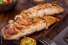 Grilled Salmon Stock Photos, Images and Backgrounds for Free Download