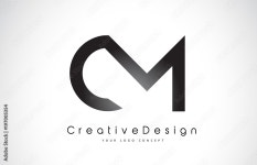 CM C M Letter Logo Design. Creative Icon Modern Letters Vector... Stock Vector | Adobe Stock CM C M Letter Logo Design. Creative... 