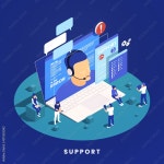 Technical Support Concept Stock Vector | Adobe Stock Technical Support Concept Stock Vector