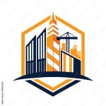 A logo design for a construction company featuring sturdy... construction company featuring sturdy building blocks and tools... 