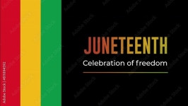 Juneteenth Independence Day animated text. Freedom or Emancipation day. Stock Video | Adobe Stock Juneteenth Independence Day... 