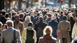 Crowd Street Stock Video Footage for Free Download