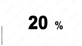 20%カウントアップ Stock Video | Adobe Stock 20%カウントアップ Stock Video