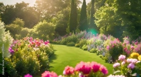 the flowers in the garden are beautiful on a sunny day Stock Video | Adobe Stock the flowers in the garden are beautiful on a... 