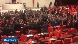 Brawl Breaks Out in Turkish Parliament Over Syria - Bloomberg Brawl Breaks Out in Turkish Parliament Over Syria