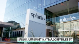 Watch Splunk Surges on Strong Third Quarter Sales - Bloomberg Splunk Surges on Strong Third Quarter Sales