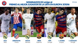 Seven LaLiga stars nominated for Best Player in Europe Award | LALIGA Seven LaLiga stars nominated for Best Player in Europe Award